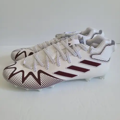 Adidas Adizero Freak 22 Football Cleats HP8782 Size 13 White Maroon