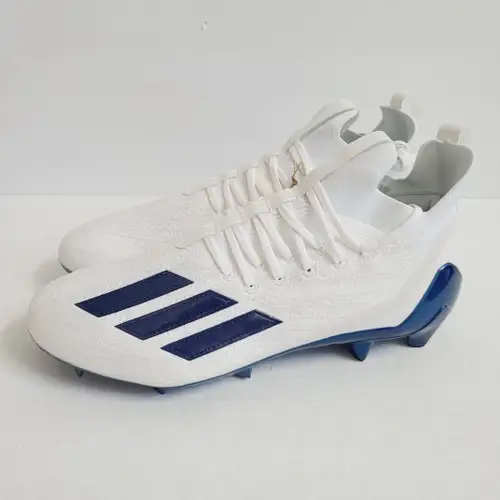Adidas Adizero Primeknit Football Cleats GV9624 Size 13 White Blue