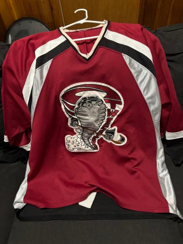 Game used Away Pembina Valley Twisters Jersey