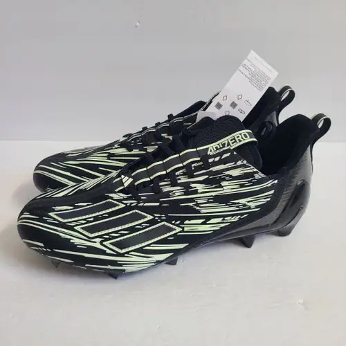 Adidas Adizero 12.0 Glow In The Dark Football Cleats IE5447 Size 12.5 Black