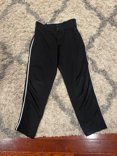 Black with White piping Unisex Youth Large Alleson Game Pants (Used)