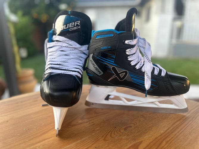 USED ONCE! Bauer GSX Hockey Goalie Skates Regular Width Size 6 (Used)