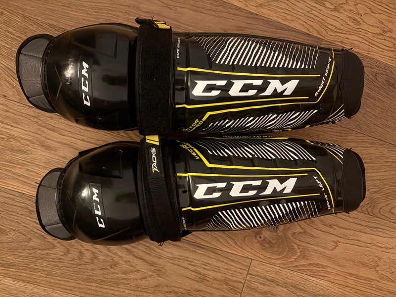 Junior CCM Tacks 13" Shin Pads (New)