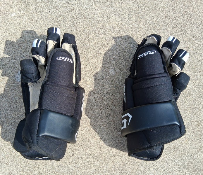 CCM Tacks 4R Black Gloves 15" (Used)
