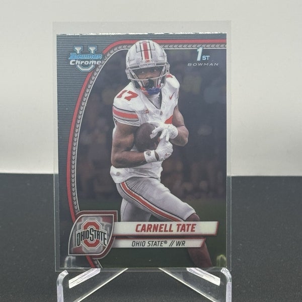 Carnell Tate Ohio State Buckeyes 2024 Bowman U Football 1st Bowman Base #39