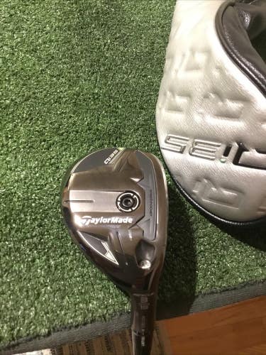 Taylormade Qi35 Rescue 19* 3 Hybrid Stiff Oban ISAWA GLD 70g Graphite Shaft VGC