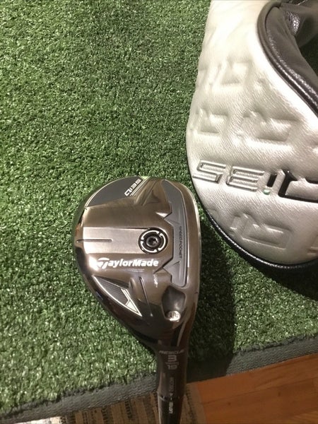 Taylormade Qi35 Rescue 19* 3 Hybrid Stiff Oban ISAWA GLD 70g Graphite Shaft VGC