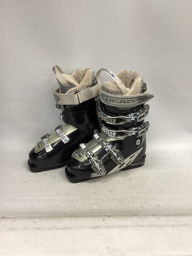 Used Head EDGE +10 Womens DH Ski Boot Black 235 MP - J05.5 - W06.5 11851-S000038014