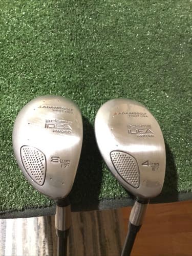 Adams Tight Lies Idea I-Wood Hybrids Set (3H & 4H)Regular Aldila Graphite Shafts