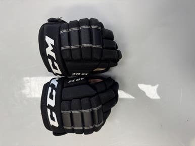 Used CCM 4R II Junior Gloves Black 9" 11860-S000298062