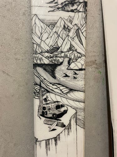 Kid's Atomic Bent 90 133 cm Skis (Used)