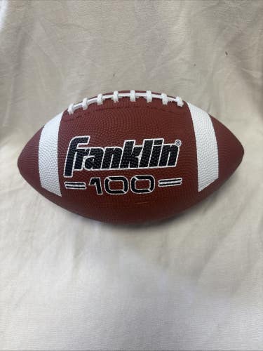 Franklin Sports Grip-Rite 100 Youth Junior kids Size Rubber Football brown NEW