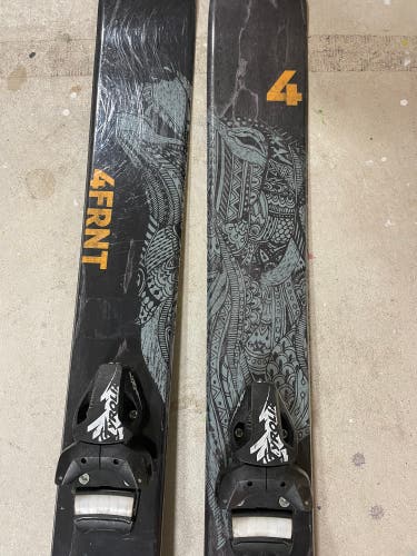 Kid's 4FRNT 137 cm Park Skis With Bindings (Used)