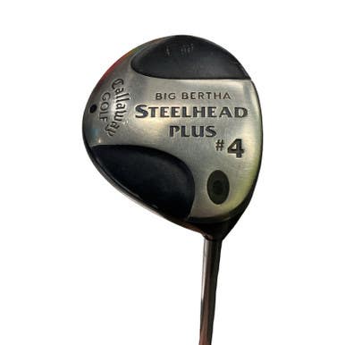 Used Callaway BIG BERTHA STEELHEAD PLUS Mens Fairway Wood RH 4 Wood 11859-S000025616