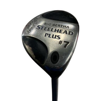Used Callaway BIG BERTHA STEELHEAD PLUS Mens Fairway Wood RH 7 Wood 11859-S000025597