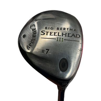 Used Callaway BIG BERTHA STEELHEAD Mens Fairway Wood RH 7 Wood 11859-S000025595