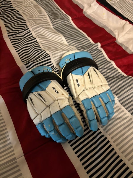 True Michigan Nike Vapor Lacrosse Gloves