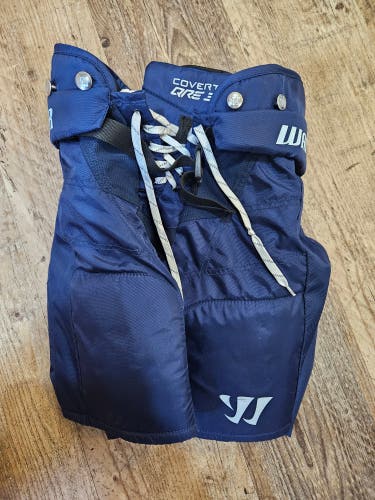 New Junior Medium Warrior Covert QRE 3 Hockey Pants Navy (No Tags)