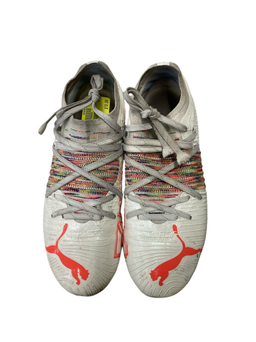 Used Puma Soccer Cleats White Junior 04 11613-S000168222