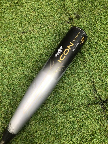 2023 Rawlings Icon Composite Bat USABat Certified (-10) Composite 19 oz 29" (Used)