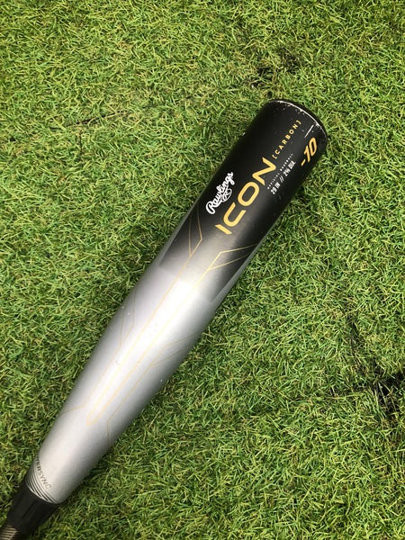 2023 Rawlings Icon Composite Bat USABat Certified (-10) Composite 19 oz 29" (Used)