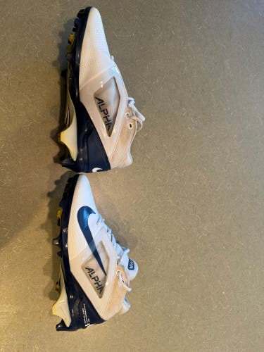 Men's Size M 7.0 (W 8.0) Nike Alpha Menace Pro 4 Mid Top Molded Cleats (Used)