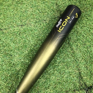 2023 Rawlings Icon Composite Bat BBCOR Certified (-3) Composite 28 oz 31" (Used)