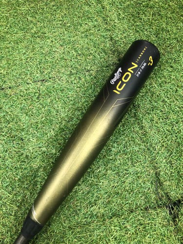 2023 Rawlings Icon Composite Bat BBCOR Certified (-3) Composite 28 oz 31" (Used)