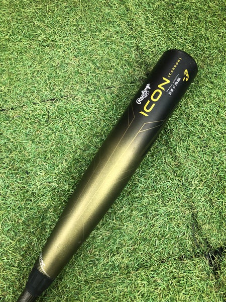 2023 Rawlings Icon Composite Bat BBCOR Certified (-3) Composite 28 oz 31" (Used)