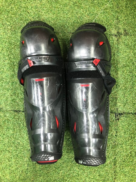Intermediate Bauer Vapor 3X Pro Shin Pads 14" (Used)