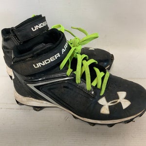 Used Under Armour Adult FB Cleats Black Senior 4 11823-S000034401