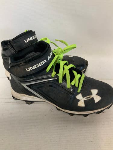 Used Under Armour Adult FB Cleats Black Senior 4 11823-S000034401