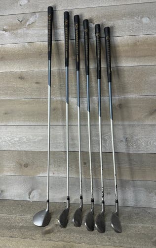 Jack Nicklaus Women’s Compri Golf Set 6 7 8 9 Irons PW 9 Wood RH Graphite Vapor