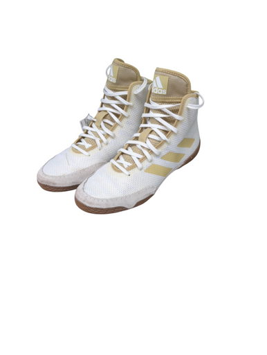Used Adidas Wrestling Shoes White Youth 08.5 11833-S000166090