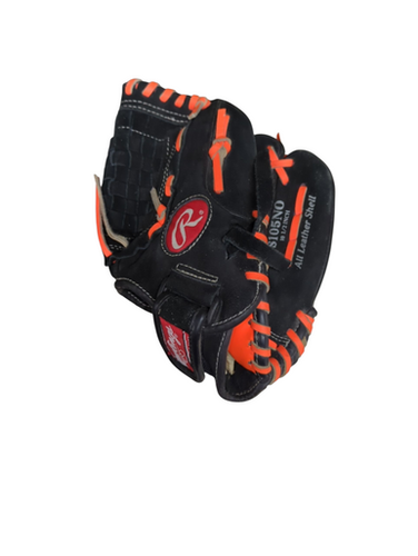 Used Rawlings 10.5 IN BB/SB Glove RH Throw Black 10 1/2" 11833-S000166094