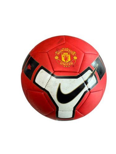 Used Nike MANCHESTER UNITED All Size Soccer Ball White/Black/Red 5 11833-S000166038