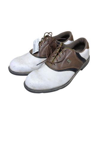 Used Foot Joy Mens Golf Shoes White Senior 11.5 11833-S000166041