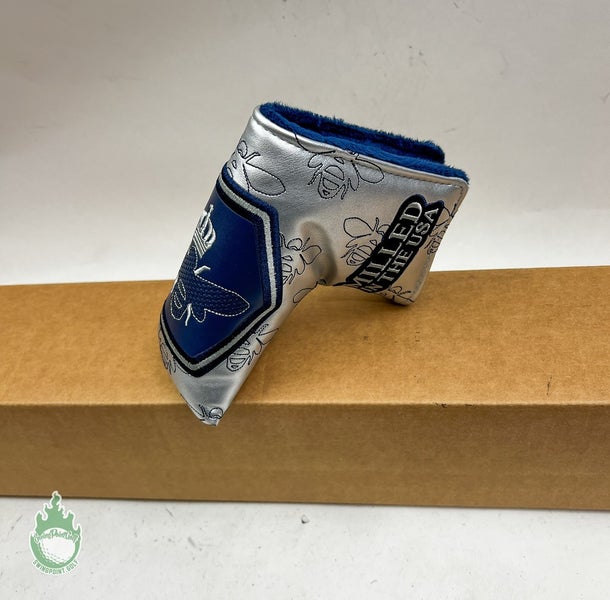 New Bettinardi Queen B Putter Headcover Milled in USA Head Cover Silver