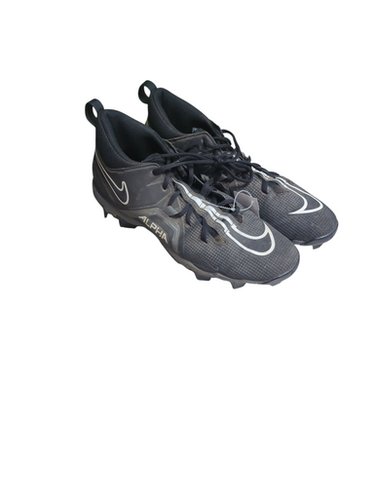 Used Nike ALPHA Adult FB Cleats Black Senior 12 11833-S000165290
