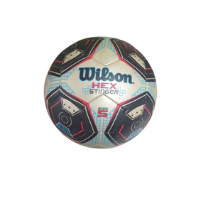 Used World Footbag HEX All Size Soccer Ball White 5 11833-S000165297