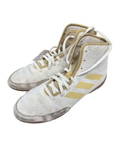 Used Adidas Wrestling Shoes White Youth 06.5 11833-S000165971