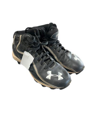 Used Under Armour Jr FB Cleats Black Junior 04.5 11833-S000166017