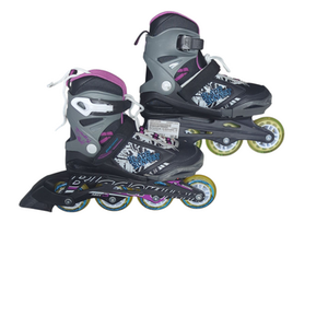 Used Bladerunner ADJ 1-4 Junior Rec Fitness Skates Purple Adjustable 11833-S000164721