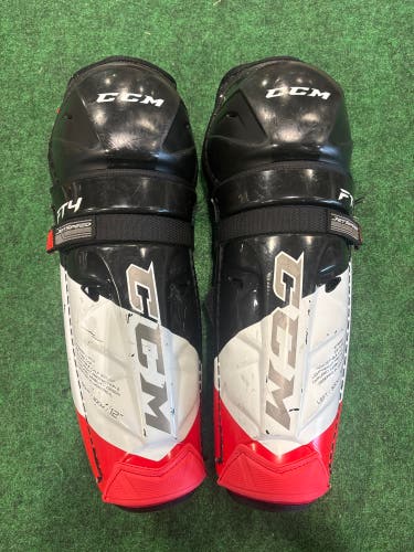 Junior CCM JetSpeed FT4 Shin Pads 12" (Used)