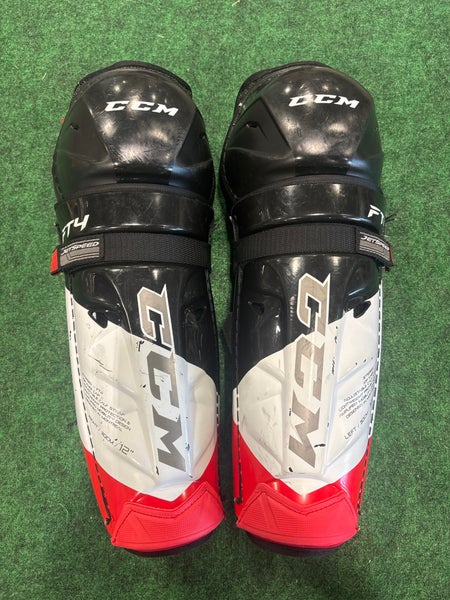 Junior CCM JetSpeed FT4 Shin Pads 12" (Used)