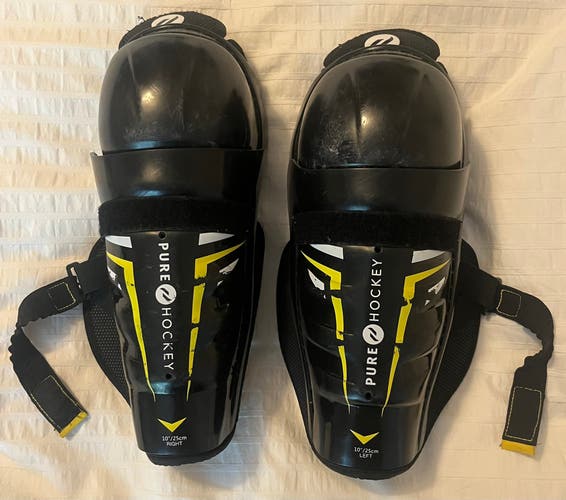 Youth Pure Hockey 10" Shin Pads (Used)