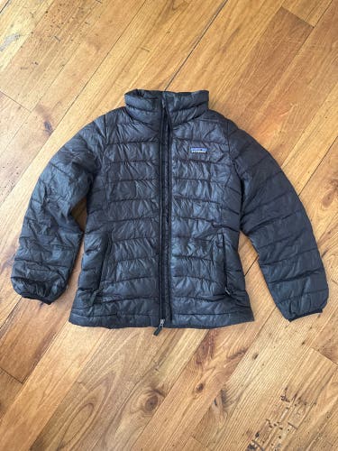 Girls Medium Patagonia puffer second ski layer jacket
