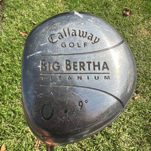LEFTY LEFT HANDED LH Callaway Golf Big Bertha Titanium 9° Driver