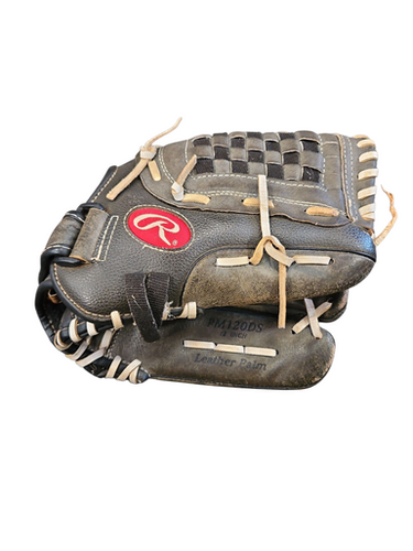 Used Rawlings PLAYMAKER SERIES BB/SB Glove RH Throw Brown 12" 11850-S000021529