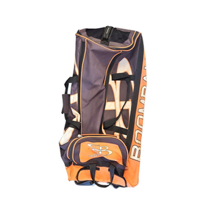 Used BoomBah ORANGE ROLLING BAG BB/SB Player Wheeled Bag Orange 11850-S000021530